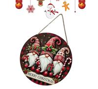 Décoration de porte de Noël - Ornement en bois de 20 cm | Enseigner pour porte d'entrée, ornements de Noël, décoration de fenêtre, cadeau, ensemble mural pour la maison et le giard