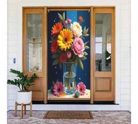 Décoration de porte moderne n° 165 pour intérieur/extérieur, printemps, été, automne, hiver, Halloween, Noël, décoration d'intérieur