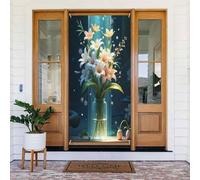 Décoration de porte moderne n°45 pour intérieur/extérieur, printemps, été, automne, hiver, Halloween, Noël