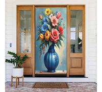 Décoration de porte moderne n°46 pour intérieur/extérieur, printemps, été, automne, hiver, Halloween, Noël