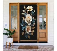 Décoration de porte moderne n°72 - Bannière de porte pour intérieur/extérieur, printemps, été, automne, hiver, Halloween, Noël