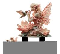 Décoration de Pot fée bohème | Pot Acrylique Artisanal Pottes Fleurs jardinière Jardin Patio Planter décoration Yard Art pour intérieur extérieur