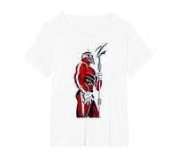 Décoration de Power Rangers Lord Zedd, œuvre d'art épique Red Overlord Warrior T-Shirt, Femme Grandes Tailles, Blanc, 4X