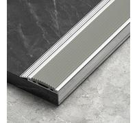 Décoration de protection de bord d'escalier avec bande antidérapante convient aux lieux publics tels que les restaurants scolaires(Grey,6 * 2.5cm)