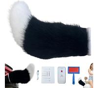Décoration de Queue de Voiture en Peluche, Queue Mobile Électrique Télécommandée, Décoration Mignonne Rechargeable Commandée À Distance, Queue Mobile, Queue Électrique, pour Motos Camion SUV (M2)