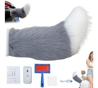 Décoration de Queue de Voiture en Peluche, Queue Mobile Électrique Télécommandée, Décoration Mignonne Rechargeable Commandée À Distance, Queue Mobile, Queue Électrique, pour Motos Camion SUV (M1)