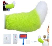 Décoration de Queue de Voiture en Peluche, Queue Mobile Électrique Télécommandée, Décoration Mignonne Rechargeable Commandée À Distance, Queue Mobile, Queue Électrique, pour Motos Camion SUV (M3)
