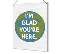 Décoration de salle de classe bohème amusante pour lycée, mathématiques, musique, chimie, science, décoration de salle de classe, cadeau amusant pour enseignant, décoration murale « I'm So Glad You're