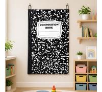 Décoration de salle de classe pour la rentrée scolaire, 1 m, carnet de composition à franges à suspendre, toile de fond de bienvenue pour le premier jour d'école, décoration de salle de classe pour
