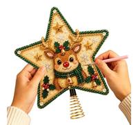 Décoration de sapin de Noël avec perles et strass | Kit d'art de perles de vacances pour débutants, adultes, artistes, amateurs, maison, appartement, atelier, salon