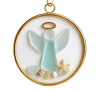 Décoration de sapin de Noël côtier 2D sur le thème de la plage, décorations de sapin de Noël inspirées de la plage V0M2 Nativité