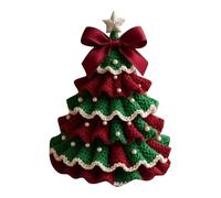 Décoration de sapin de Noël crochetée à la main comme ornement de bureau exclusif pour une ambiance festive dans votre avec concept de design unique (A, 15 cm)