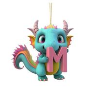 Décoration de sapin de Noël drôle 26 lettres Dragon Décoration de sapin de Noël Décoration de Noël Boules de Noël Décoration de la maison pour sapin de Noël Décoration