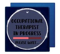 Décoration de sapin de Noël en acrylique pour ergothérapeute, ergothérapeute qui vous traite