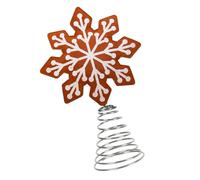 Décoration de sapin de Noël en feutre naturel en forme de flocon de neige/étoile Idéal pour le salon ou la vitrine de magasin Accessoire de Noël en feutre durable