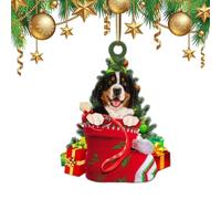 Décoration De Sapin De Noël, Suspensions en Acrylique 2D, Ornaments Chat Décorative, Décoration De Noël Artisanale avec Crochets, Suspension Pancarte pour Fêtes, Cheminées, Fenêtres, Mur