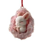 Décoration de sapin de Noël - Trou de 10 cm - Pendentif animal - 2D plat - En acrylique - Pour décoration saisonnière de la maison, de la cheminée, de la fenêtre, du jardin, de la fête, des amis et