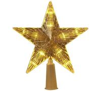 Décoration de Sapin de Noel Veilleuse étoile Lumineuse à LED Topper Noel Arbre Decoration Pointes de Sapin Topper Arbre de Noel