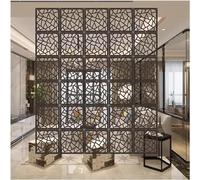 Décoration de séparateur de maison Écran d'intimité pliable Mural Noir Séparateur de pièce pour décorer le salon, la salle à manger et le bureau Diviseur d'écran Diviseur de panneau à suspendre