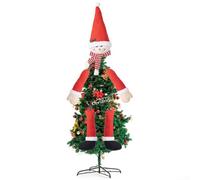Décoration de sommet de sapin de Noël, bonhomme de neige, tête de Père Noël, bras et jambes pour sapin de Noël, décoration saisonnière (B)