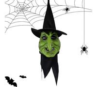 Décoration de sorcière Clignotante d'halloween, Effrayant avec Son, Accessoire Effrayant pour Maison hantée, Jardin, scène, photomaton, Farce, présentation de Cour, 58 x 20 x 15 cm