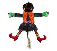 Décoration de sorcière étoilée : Design hilarant Que Les Arbres, matériau résistant et, Construction à Suspendre | Amusant Halloween pour Jardin, lampadaire, Arbres, Patio, DEC