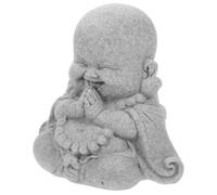 Décoration de Statue de Bouddha pour Aquarium, Figure Compacte en Pierre