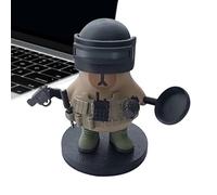 Décoration de statue de Capybara 3D - Modèle de figurine d'animal magnétique, décoration de bureau imprimée mignonne, jouets d'exposition de salon créatifs, traitement des détails faits à la main avec