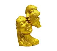 Décoration de statue de couple | Baiser couple décoration résine, amour souvenirs souvenirs décoratifs modèle artisanat d'art abstrait pour hommes femmes, décorations de mariage de Saint Vale