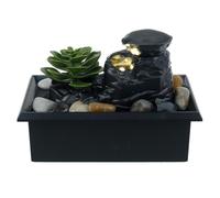 Décoration de Table Cascade Foppla avec Lumières - Décoration Créative à Eau Courante - Élément Ornemental Économiseur d'Espace Réutilisable pour Chambre et Salon (Style 3)