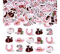 Décoration de table de cowgirl 200pcs Cowgirl Confetti Western Cowgirl Décoration de table de cowgirl Ce n'est pas mon premier rodéo, c'est mon deuxième anniversaire Décoration