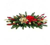 Décoration de table de fête de Noël légère Motif baies rouges | Construction robuste, utilisation durable, décoration polyvalente, scènes de bureau à faire soi-même, atmosphère chaleureuse