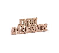 Décoration de table Joyeux anniversaire rose gold - Rose - Taille Unique