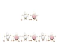 Décoration De Table Xman Angel Girll, 8 Pièces, Ornements De Table, Poupées En Bois Pour La Maison, Livraison Directe