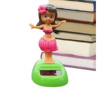 Décoration De Tableau De Bord De Voiture,Statuette de Fille Oscillante à Énergie Solaire pour Tableau de Bord - Personnages Dansants Imperméables Pour Événements Intérieurs Et Extérieurs