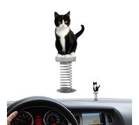 Décoration de tableau de bord - Décoration de bureau en acrylique 2D en forme de chat | Décoration de console centrale automatique | Pour conducteurs, collectionneurs, bureau, maison, trajets