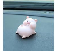 Décoration de tableau de bord inspirée du cochon pour décoration intérieure de voiture, conçue pour faire sourire lors des promenades quotidiennes et de la relaxation (C)