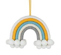 Décoration de tapisseries de murs élégantes, Tenture murale arc-en-ciel en macramé arc-en-ciel, macramé composé de 5 cordons tressés, décoration murale, chambre d'enfant (CH5-03) ( Color : Ch5 16. )