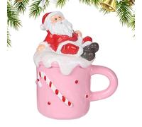 Décoration de tasse en pain d'épice - Statue de cupcake en pain d'épice | Décorations de Noël pour cupcakes en pain d'épice, décoration de tasse de pain d'épice pour cupcakes