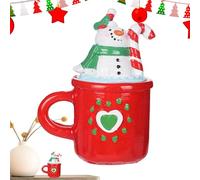 Décoration de tasse en pain d'épice - Statue de cupcake en pain d'épice | Ornements de cupcake en pain d'épice de Noël, décoration de cupcake en pain d'épice, décoration de Noël, Père Noël créatif