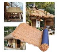 Décoration De Toit De Chaume Imitation, Rouleau De Chaume Mexicain Respectueux De L'environnement. Convient Aux Jardins, Terrasses, Couvertures De Parasol, Clôtures Et Plag(Size:0.5x20m(1.64x65.61ft))