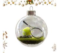 Décoration de vacances sportives - Boules de Noël | Balles de sport 3D Décoration de sapin de Noël amusante pour tennis, baseball, golf et football - Décoration réaliste souvenir pour salon, fête