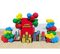 Décoration de Vengeurs d'Anniversaire Ballons Décoration de Fête d'Anniversaire Thème