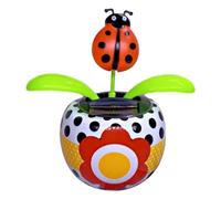 Décoration de voiture à énergie solaire, fleur dansante, décoration de bureau en forme de tête secouante, figurine de fleur solaire mignonne, fleur dansante pour voiture, fleur solaire pour bureau