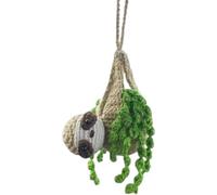 Décoration de voiture à suspendre paresseux, décoration amusante pour voiture, décoration à suspendre animaux doux | Pendentif de voiture paresseux en peluche, accessoire de décoration de voiture
