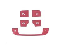 décoration de voiture Compatible Avec Benz Pour A200 GLB GLA CLA 2019 2020 2021 2022 Autocollant Décoratif Pour Cache-boutons De Panneau Multimédia Intérieur De Voiture