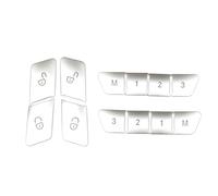 décoration de voiture Compatible Avec Benz Pour CLA GLA GLK GLE CLS GL ML A B E Classe 12 Pièces Autocollant Garniture Bouton-poussoir De Réglage De Mémoire De Porte Intérieure De Voiture,