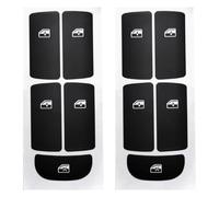 décoration de voiture Compatible avec SAAB pour 9-3 2003-2012 Kit de réparation d'autocollants pour boutons de commande de vitres de voiture