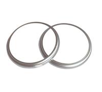 DéCoration de Voiture Compatible avec Scion pour FR-S 2013-2017 2018 Voiture AC Sortie d'air Avant Climatisation Couvercle Anneau Vent Décoration Cadre Garniture Accessoires Style (Color : Silver)
