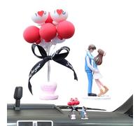 Décoration de Voiture - Couple Mignon de Dessin animé - Figurines de Couple en résine - Décoration de Tableau de Bord de Voiture - Figurines de Couple Amoureux - Statuette de Saint-Valentin,